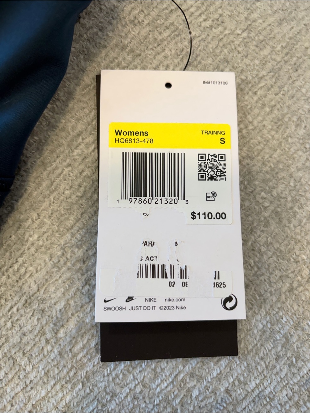 Nike Universa High-Rise 7/8 Leggings • NWT • Women’s small NEW Teal HQ6813-478 - Picture 6 of 8